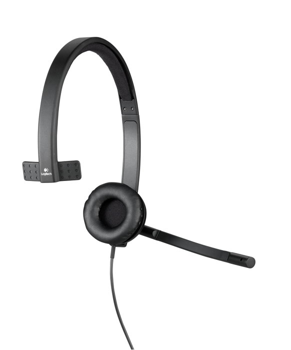 Logitech H570e Mono Auriculares con Micrófono USB Negro