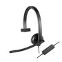 Logitech H570e Mono Auriculares con Micrófono USB Negro