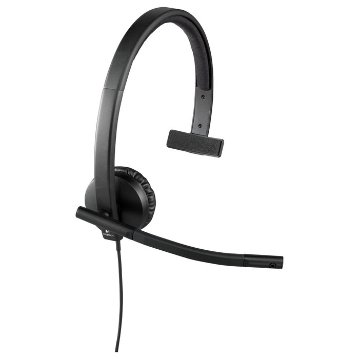Logitech H570e Auriculares con Micrófono USB Mono Negro