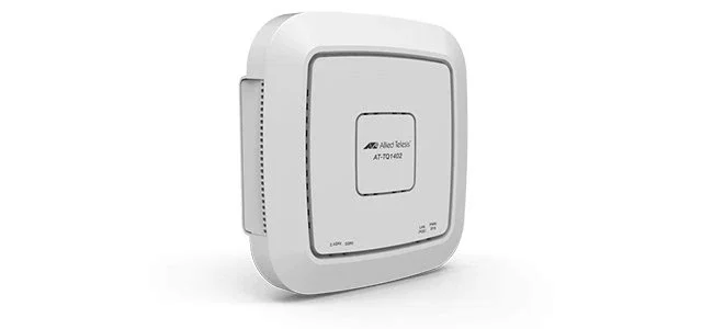 Allied Telesis AT-TQm1402-00 Punto de acceso Wi-Fi Dual-Band 2,4/5 GHz, 1167 Mbit/s, Gigabit Ethernet, PoE, color blanco, para montaje en pared