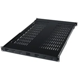 StarTech.com Bandeja Estante Fijo para Rack Servidores Profundidad Ajustable 4,4 kg Negro