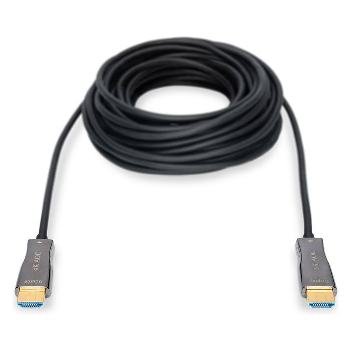 Digitus Cable HDMI AOC Híbrido Fibra Óptica, UHD 4K, 10 m