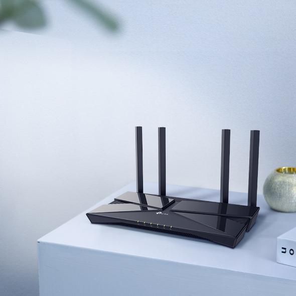 TP-Link AX1800 Dual-Band Wi-Fi 6 Router 574 + 1201 Mbps, 1x Gbit WAN, 4 x Gbit LAN