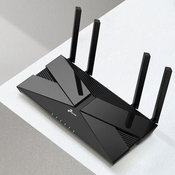 TP-Link AX1800 Dual-Band Wi-Fi 6 Router 574 + 1201 Mbps, 1x Gbit WAN, 4 x Gbit LAN