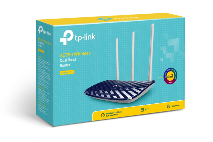 TP-Link Archer C20 AC750 Router Inalámbrico de Doble Banda