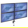 StarTech Soportes Para 4 Monitores de 24 Pulgadas, Articulados, Montaje En Clamp o Grommet, Compatible VESA, Configuración de 4 Pantallas