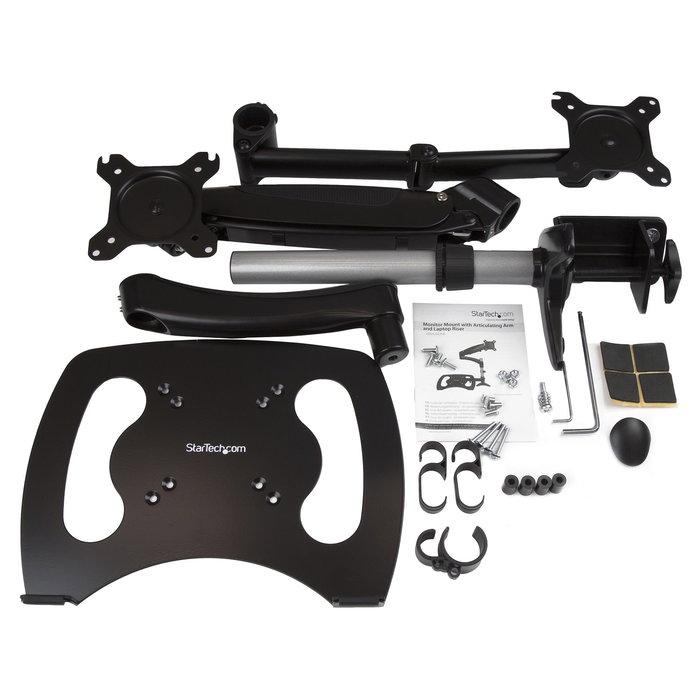 Startech Brazo de Monitor y Soporte Base para Portátil