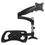 Startech Brazo de Monitor y Soporte Base para Portátil