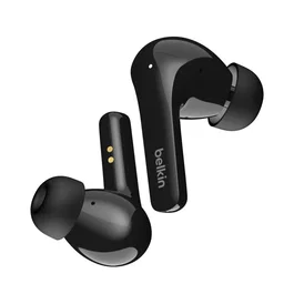 Belkin Soundform Flow Auriculares Intraurales Inalámbricos Bluetooth 5.2 para Llamadas y Música, Resistente al Agua IPX5, USB-C, Negro