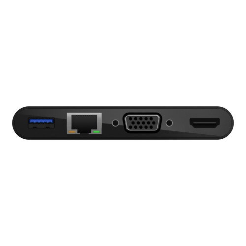 Belkin AVC005BTBK Base para portátil y replicador de puertos, Alámbrico USB 3.2 Gen 1 Type-C, Negro