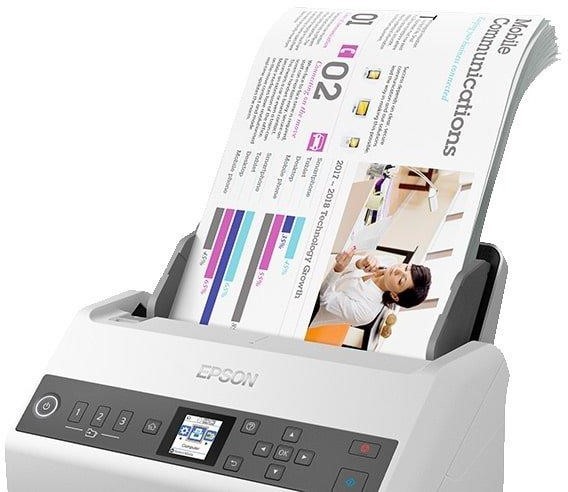 Epson WorkForce DS-730N Escáner Documental de Red