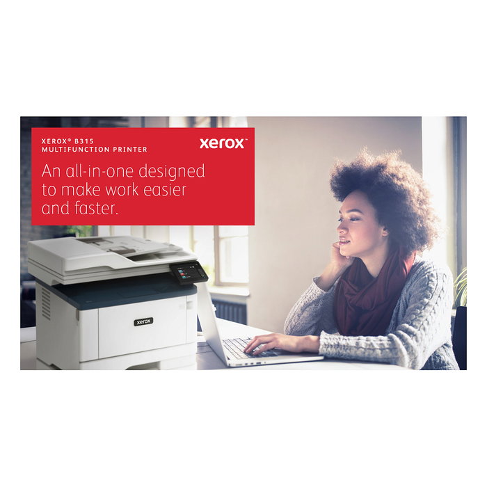 Xerox B315 Impresora Multifunción Láser Monocromo A4 40ppm Dúplex WiFi LAN ADF Fax