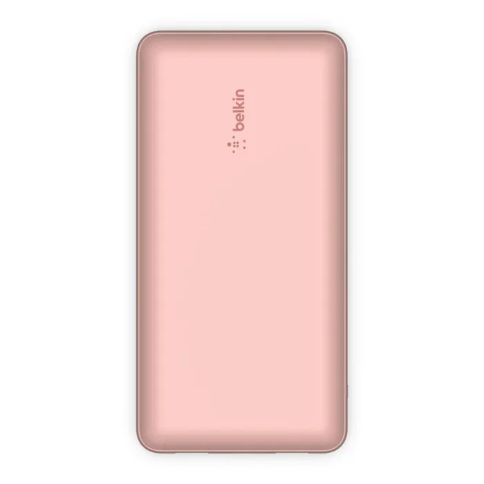 Belkin Batería Externa BPB012btRG 20000 mAh 15W Power Bank Rosa - con Puertos USB-A/USB-C y Cable Incluido