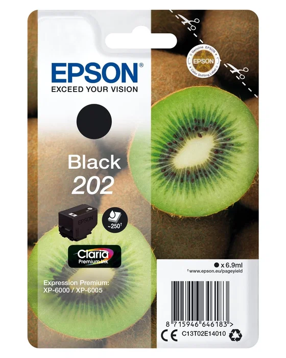 Epson 202 Claria Premium Ink Negro Original Singlepack Epson 202 Claria Premium Ink Negro Original Singlepack