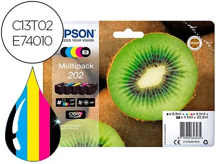 Epson Multipack 202 Claria Premium Ink 5 Colores