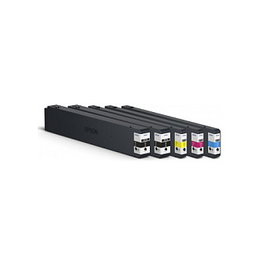 Epson C13T02S100 WF-C20750 Tinta Original Negra, Paquete de 1, WorkForce Enterprise, Negro, Compatible con WF-C20750