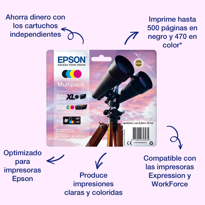 Epson Multipack 502 4 Colores