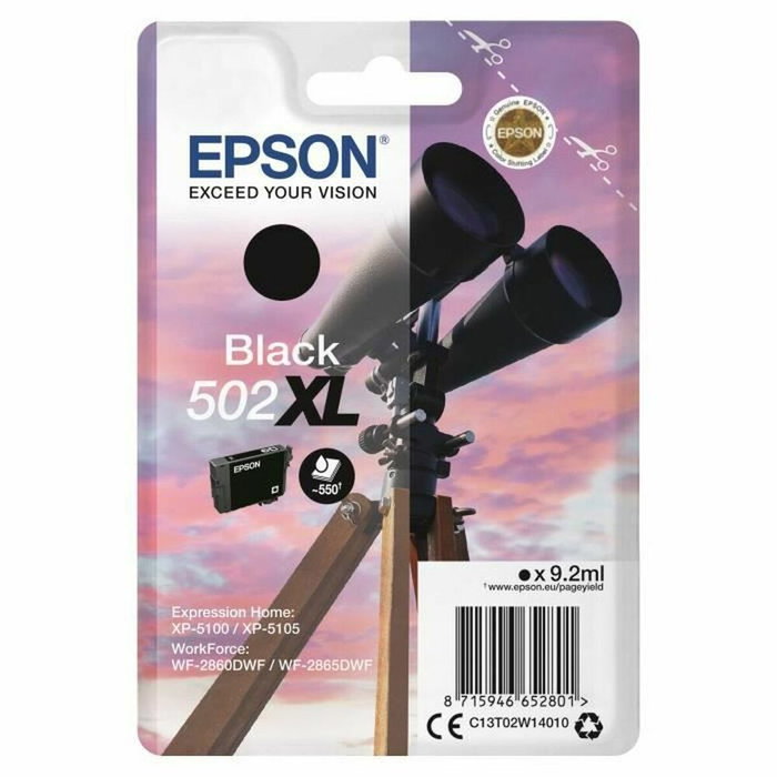 Epson Singlepack Black 502XL Ink Negro
