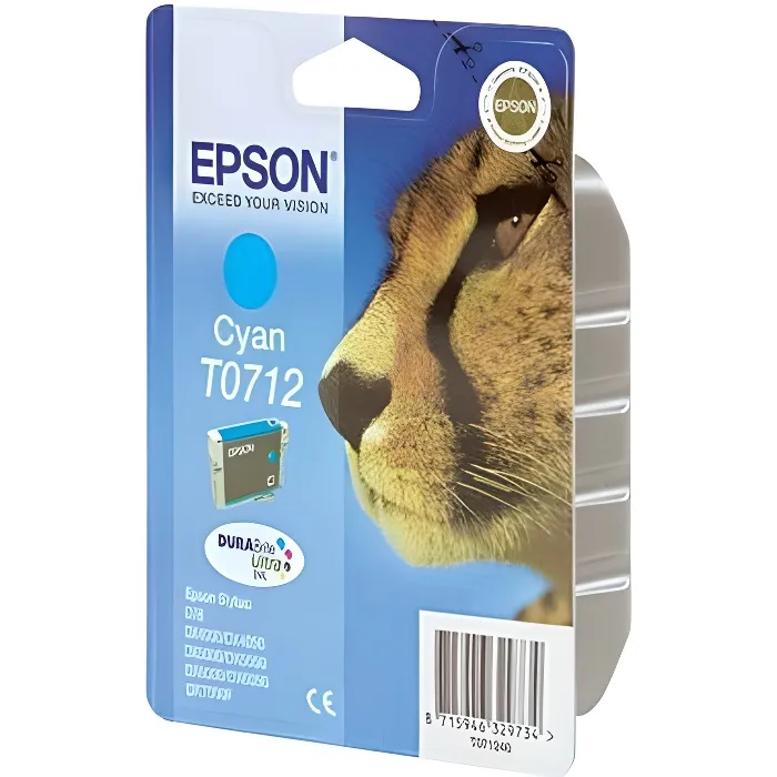 Epson Cartucho de Tinta Cian C13T07124012 DURABrite Ultra