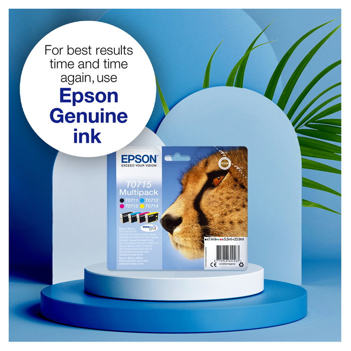 Epson Cartucho de Tinta Cian C13T07124012 DURABrite Ultra