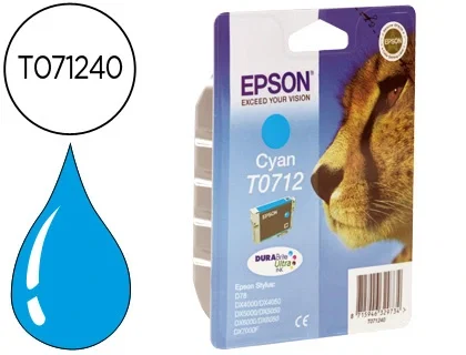 Epson Cartucho de Tinta Cian C13T07124012 DURABrite Ultra