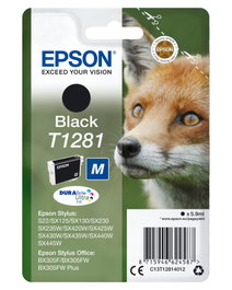 Epson T1281 Tinta Original Negro Tamaño M
