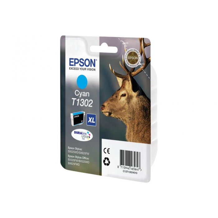 Epson T1302 Cian Cartucho de Tinta XL Alta Capacidad