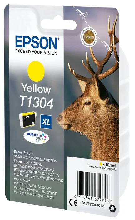 Epson T1304 Cartucho de Tinta Amarillo XL (C13T13044012) Armario Original