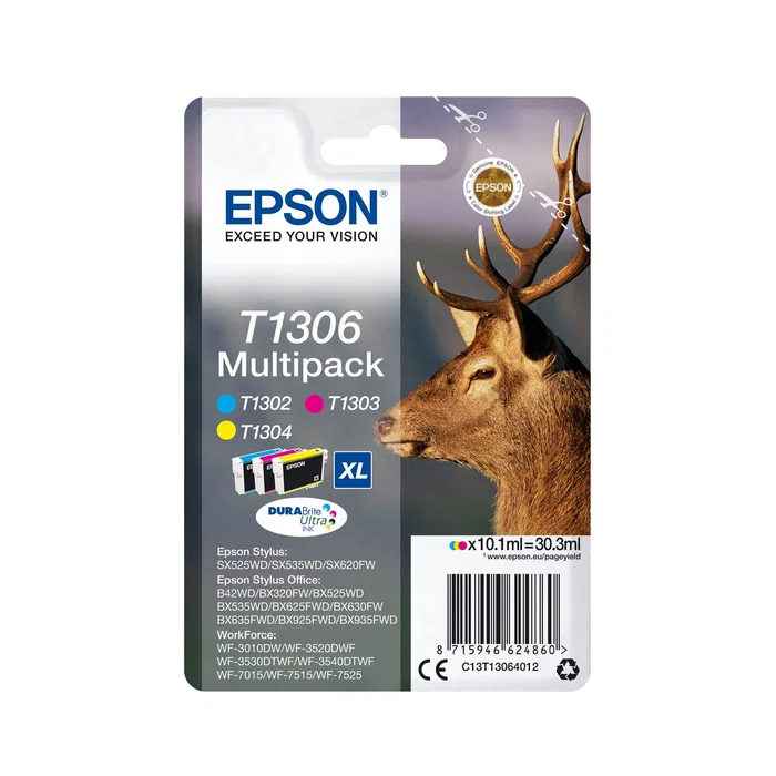 Epson T1304 Cartucho de Tinta Amarillo XL (C13T13044012) Armario Original