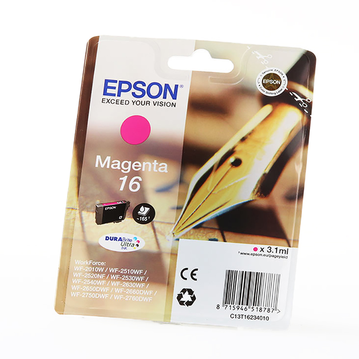 Epson Cartucho DURABrite Ultra 16 Magenta C13T16234012 Epson Cartucho DURABrite Ultra 16 Magenta C13T16234012