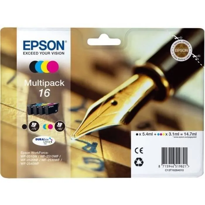 Epson Multipack de Cartuchos de Tinta 16 (C13T16264022)