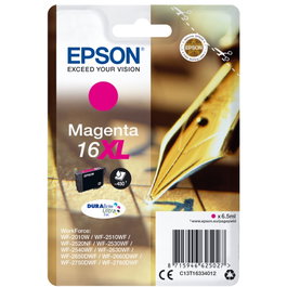 Epson Cartucho de Tinta Magenta 16XL DURABrite Ultra C13T16334012 con 6,5 ml de capacidad. (Original)「description」:提示的 HTML 内容。