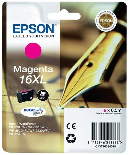 Epson Cartucho de Tinta DURABrite Ultra 16XL Magenta C13T16334012