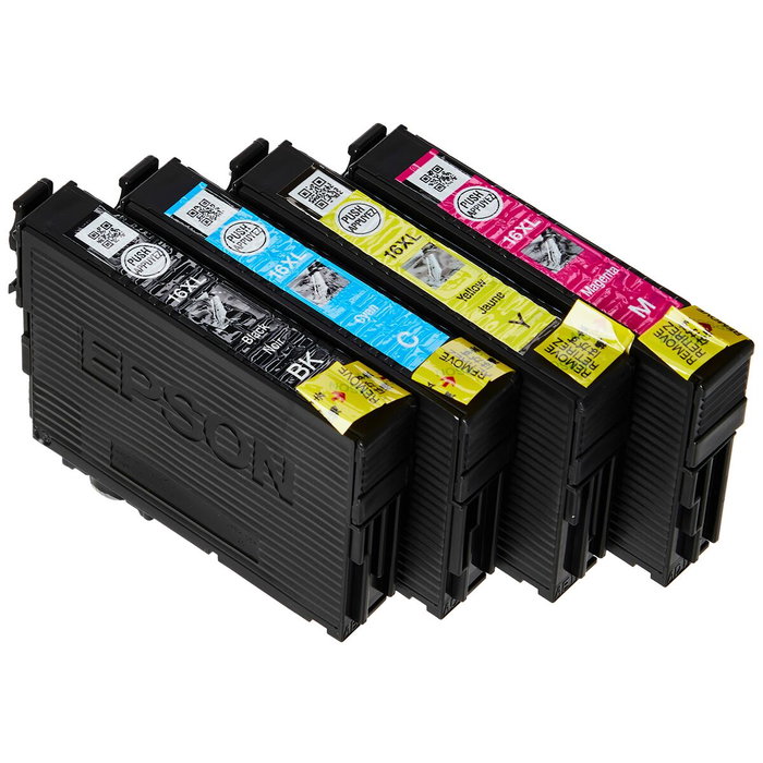 Epson Multipack de cartuchos de tinta 16XL Original Negro, Cian, Magenta y Amarillo C13T16364022 Epson Multipack de cartuchos de tinta 16XL Original Negro, Cian, Magenta y Amarillo C13T16364022