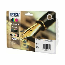 Epson Multipack de cartuchos de tinta 16XL Original Negro, Cian, Magenta y Amarillo C13T16364022