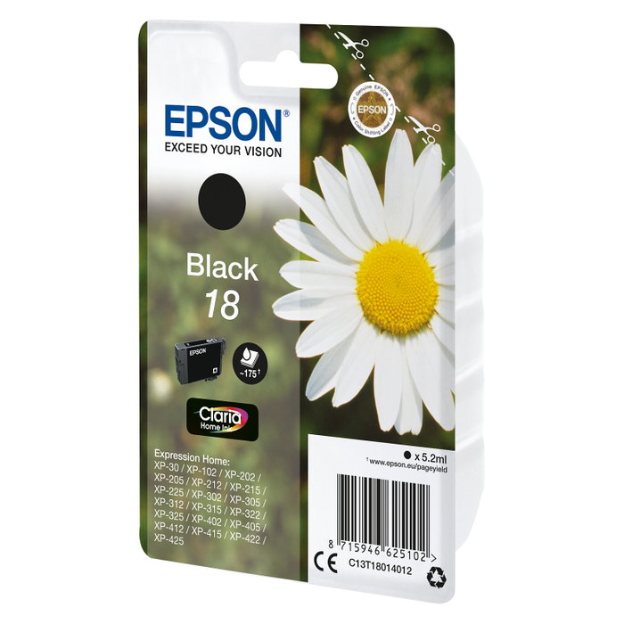 Epson Cartucho de Tinta Negro nº18 T18014012