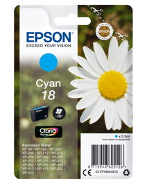 Epson Cartucho de Tinta Cian nº18 Claria Home C13T18024012 Original