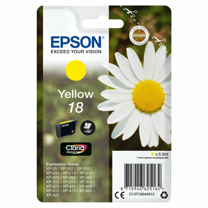 EPSON Cartucho de Tinta Expression Home XP-102/205/305/405 Amarillo T180440