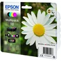 Epson Multipack Daisy T1806 - Negro, Cian, Magenta, Amarillo