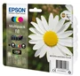 Epson Cartucho de Tinta Original Daisy C13T18064022 - Pack de 4 (1 Negro + 3 Color: Cian, Magenta, Amarillo) XL - Compatible con Expression Home XP-425, XP-422, XP-415 y más