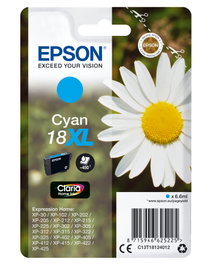 Epson Expression Home XP-102/205/215/305/405 Cartucho Cian Alta Capacidad 18XL
