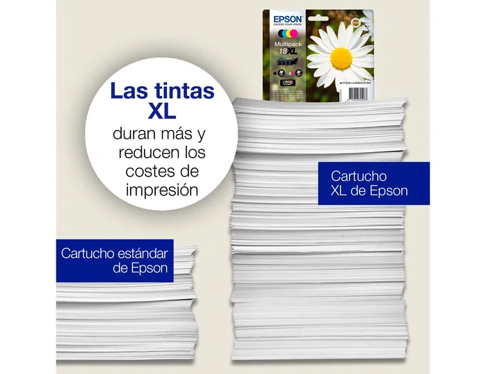 Epson Multipack 18XL (C13T18164012) de alta capacidad con 4 colores