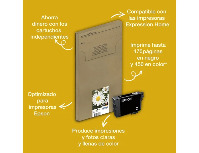 Epson Multipack 18XL (C13T18164012) de alta capacidad con 4 colores