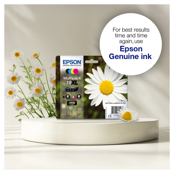 Epson Multipack 18XL (C13T18164012) de alta capacidad con 4 colores