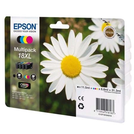Epson Multipack 18XL (C13T18164012) de alta capacidad con 4 colores