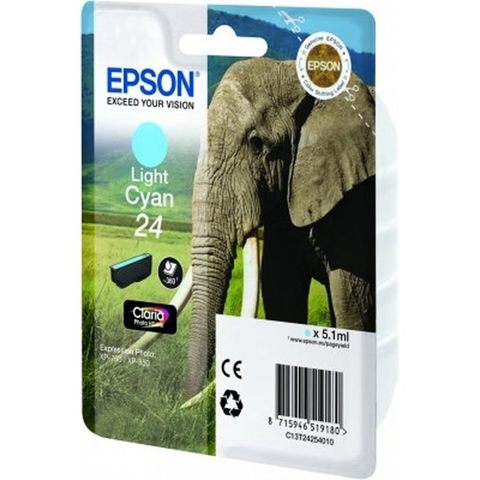 Epson Claria Photo HD Cartucho de Tinta Cian Claro 24 C13T24254012