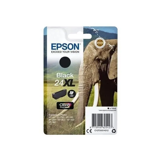 Epson Cartucho de Tinta Claria Photo HD Negro 24XL T2431