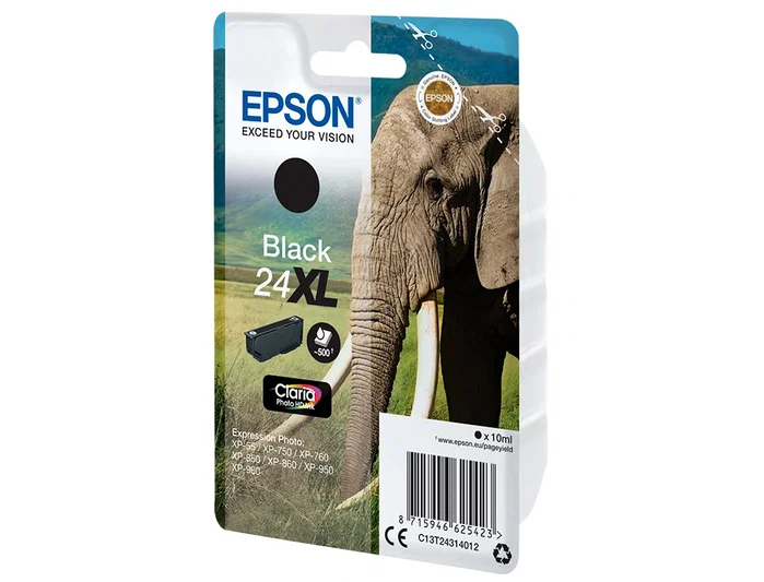 Epson Cartucho de Tinta Claria Photo HD Negro 24XL T2431