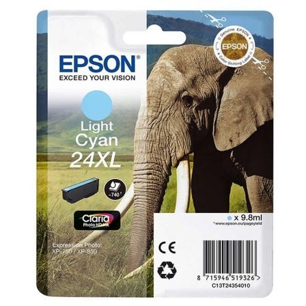 Epson Cartucho de Tinta Claria Photo HD 24XL Cian Claro