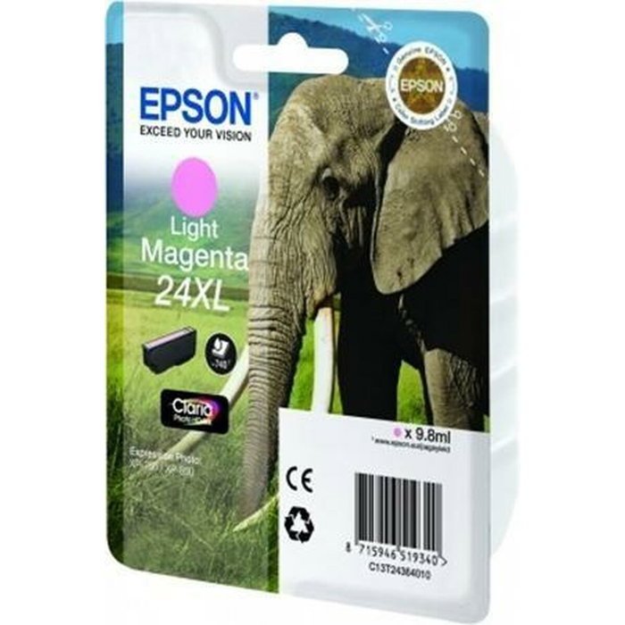 Epson Cartucho Claria Photo HD Magenta claro 24XL C13T24364012 de alto rendimiento